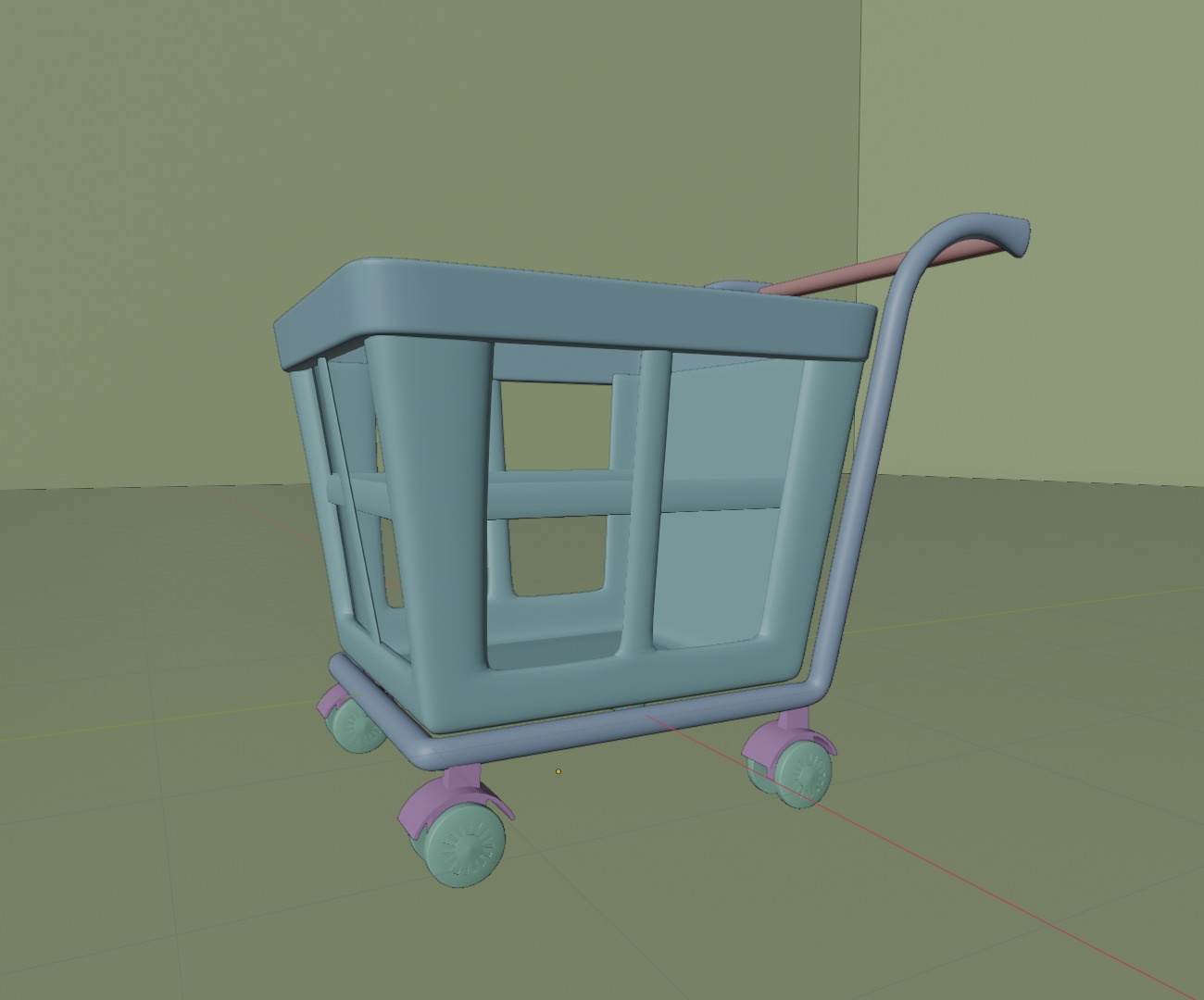 3d cart Free low-poly 3D model_10