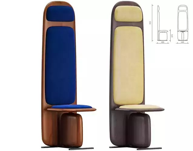 Atlas Desk Chair By Se Collections 3D model