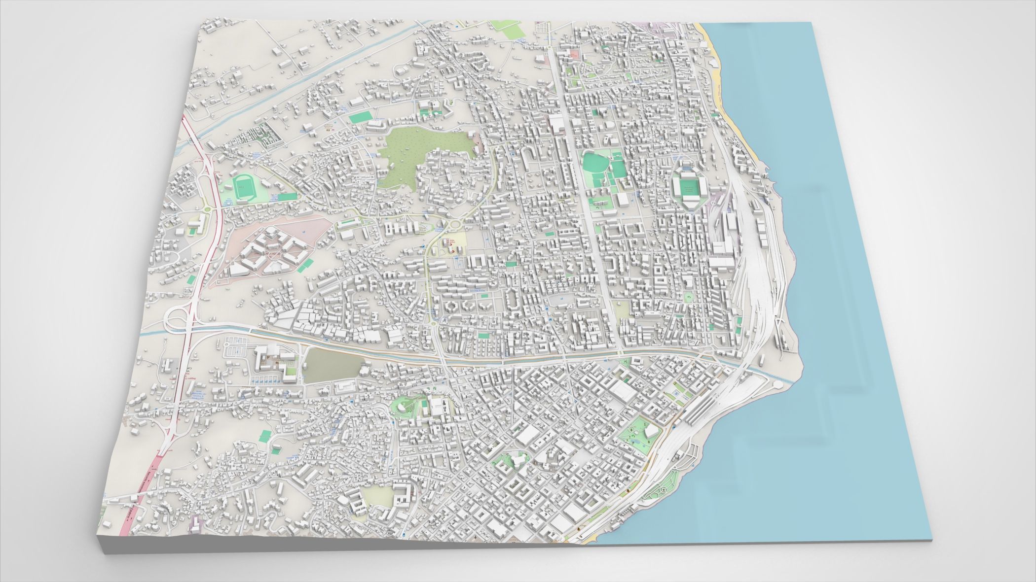 Cityscape Reggio Calabria Italy 3D model_5