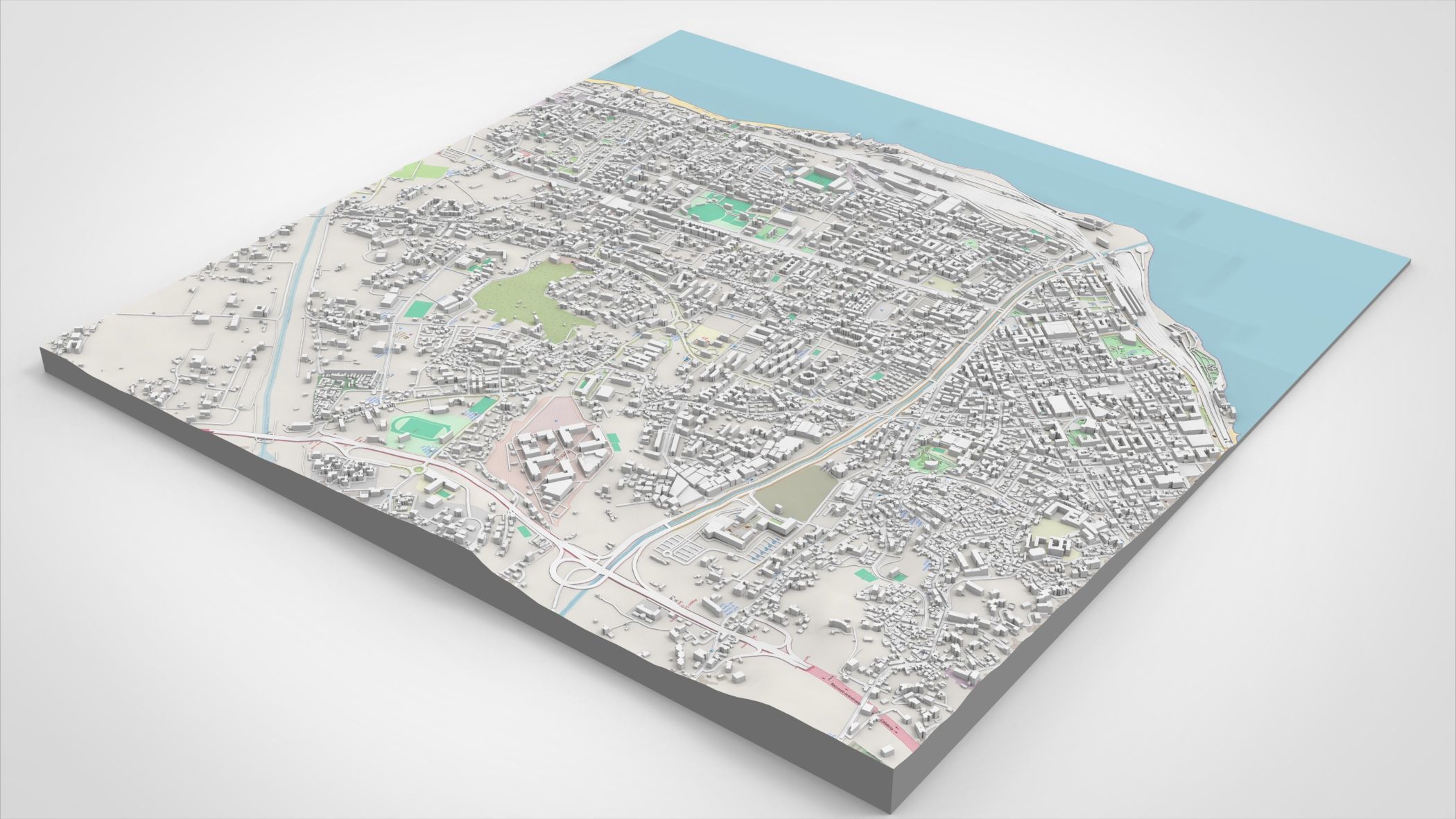 Cityscape Reggio Calabria Italy 3D model_3
