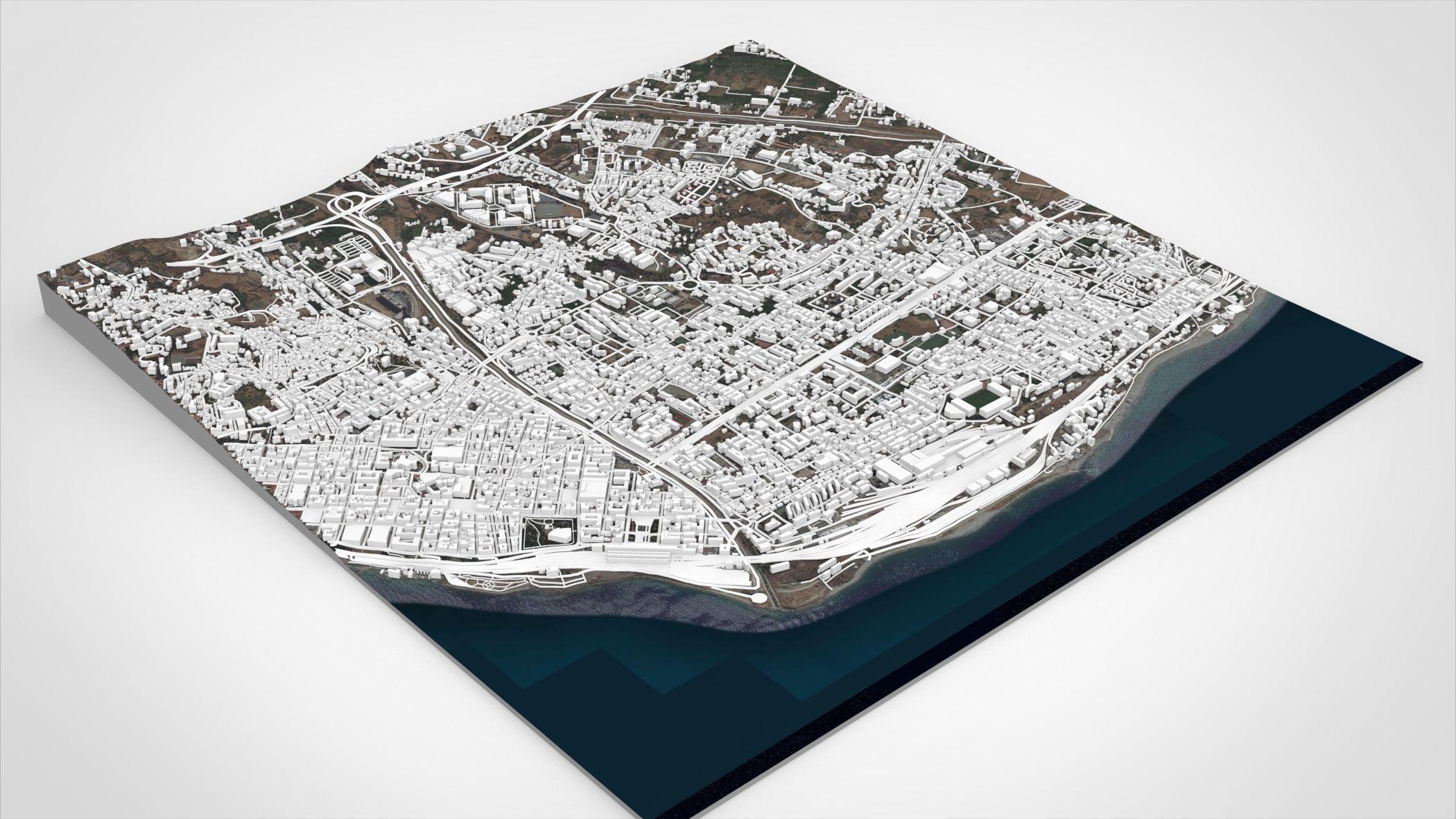 Cityscape Reggio Calabria Italy 3D model_4