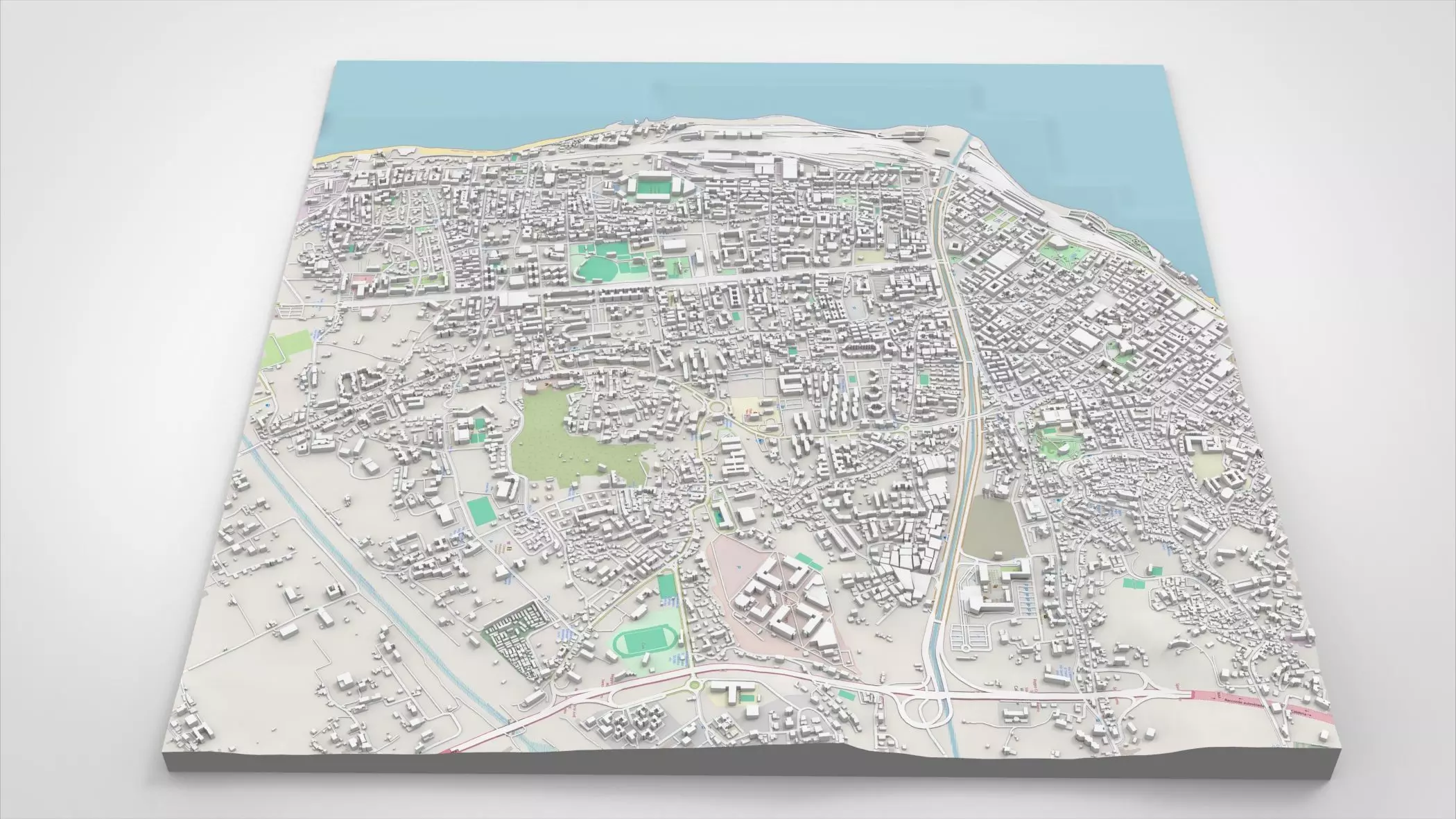 Cityscape Reggio Calabria Italy 3D model_0