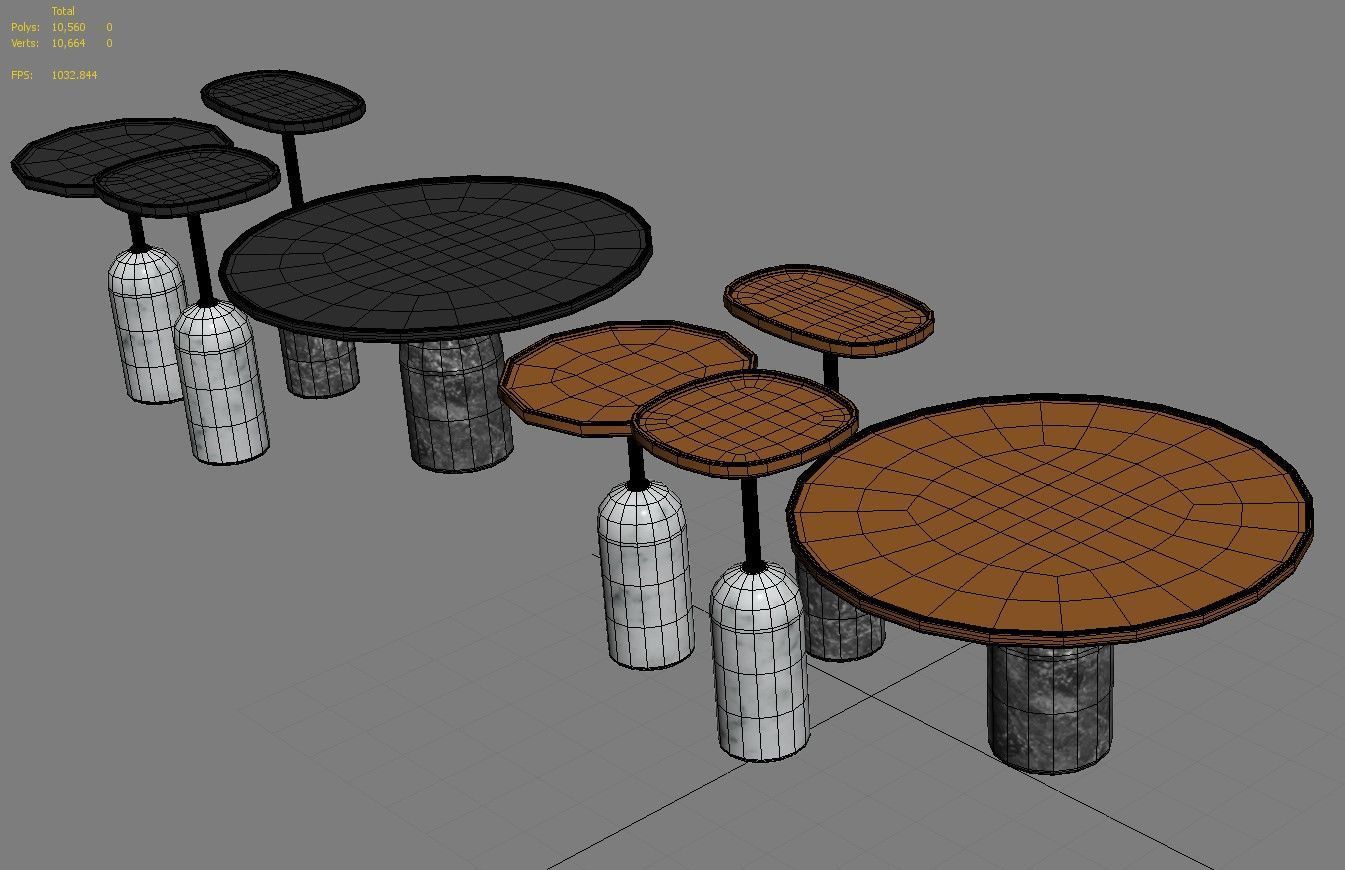 Ekero Tables By Porada 3D model_8