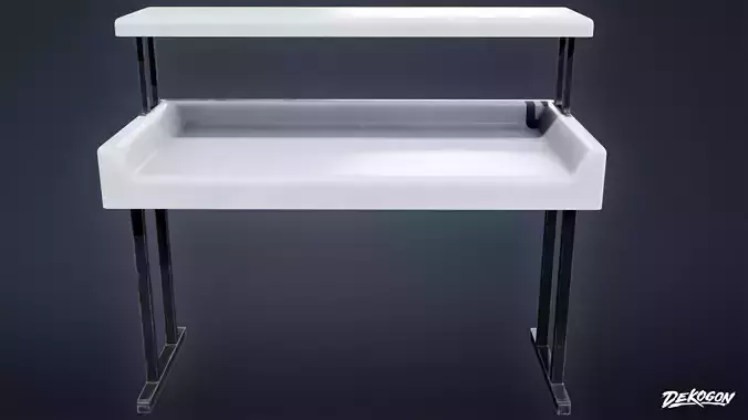 LAUNDROMAT - Drying Table 01 - LOW POLY AND NANITE