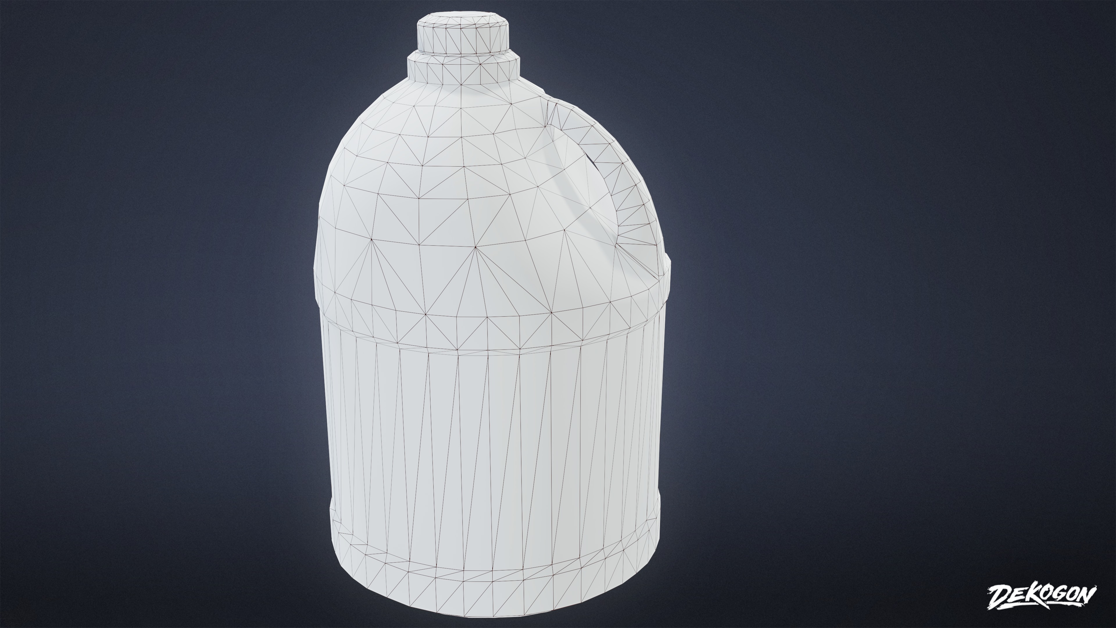 LAUNDROMAT - Household Bottles 01 - LOW POLY AND NANITE Low-poly 3D model_8