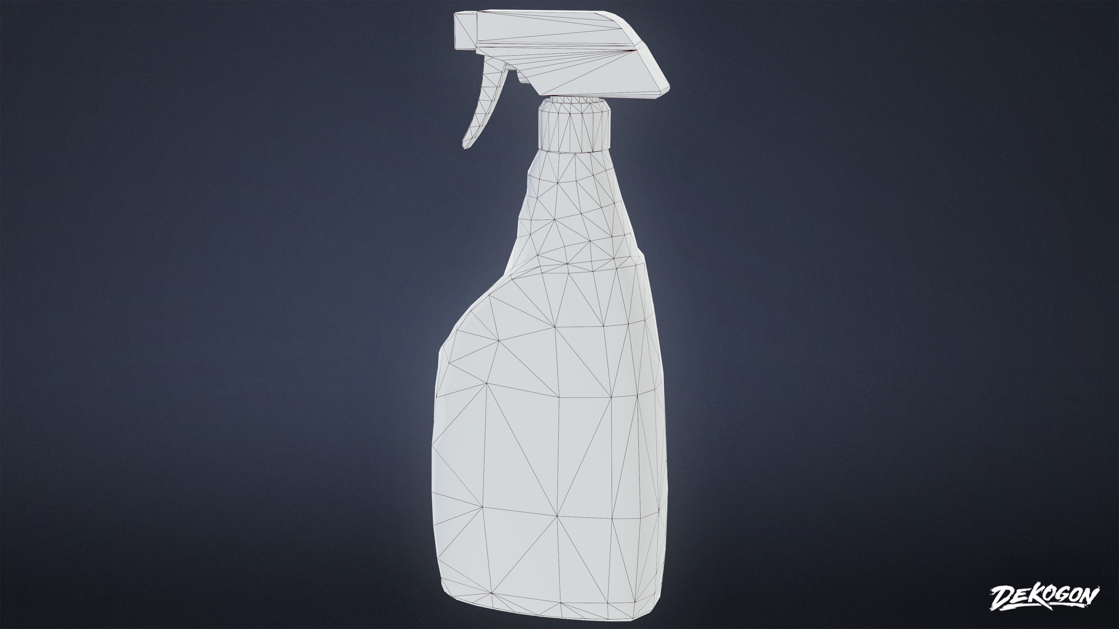 LAUNDROMAT - Household Bottles 01 - LOW POLY AND NANITE Low-poly 3D model_7