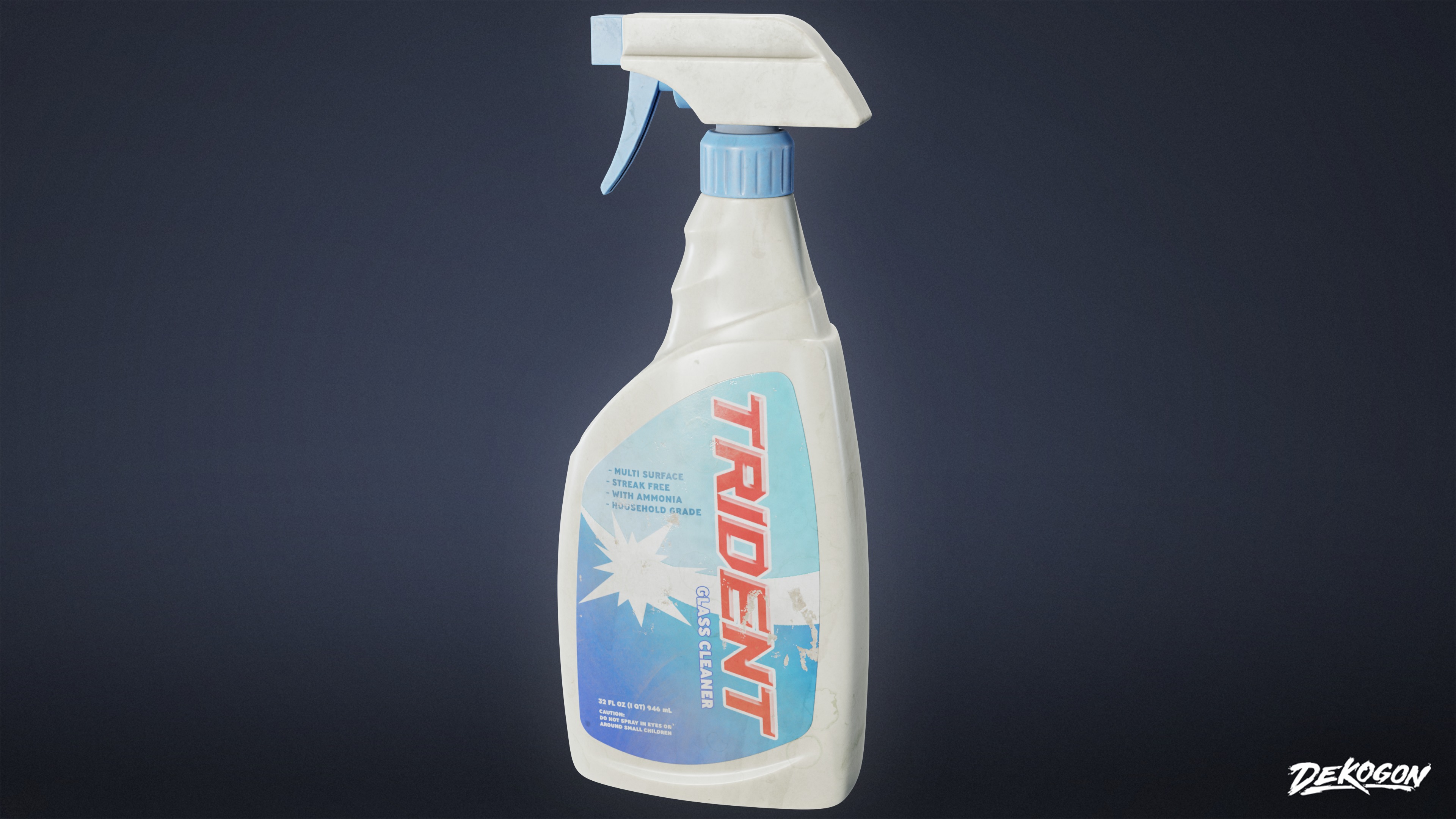 LAUNDROMAT - Household Bottles 01 - LOW POLY AND NANITE Low-poly 3D model_6