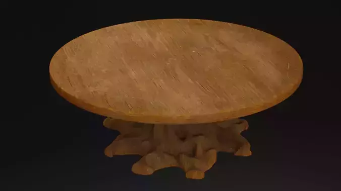 Wooden Tree Table