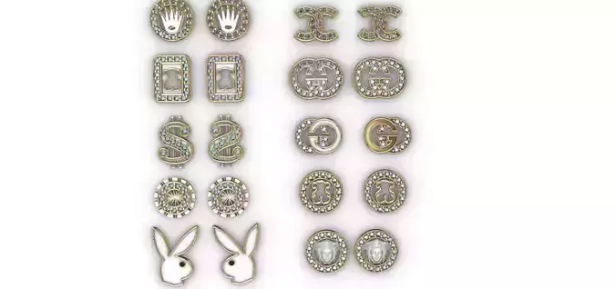 Aretes -Topitos para dama paquete de 10 -v-