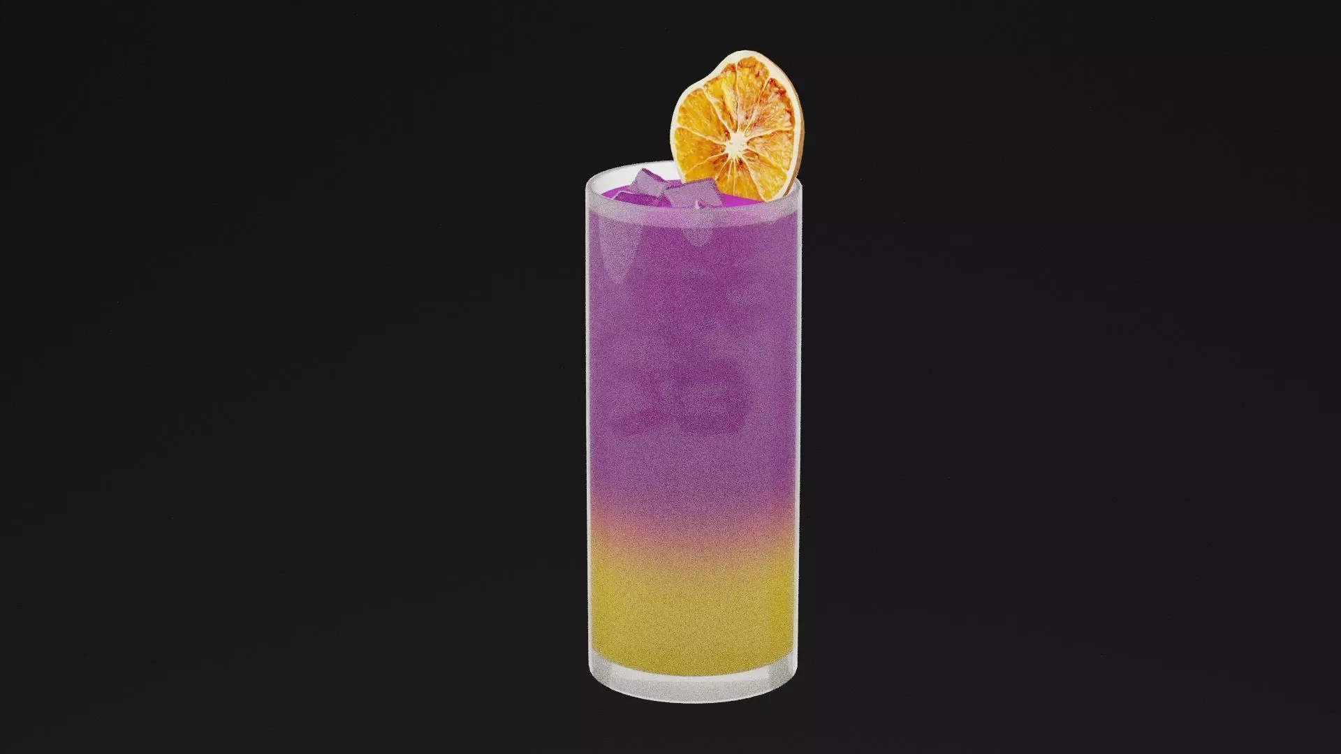 Violet Celestial Tequila Low-poly 3D model