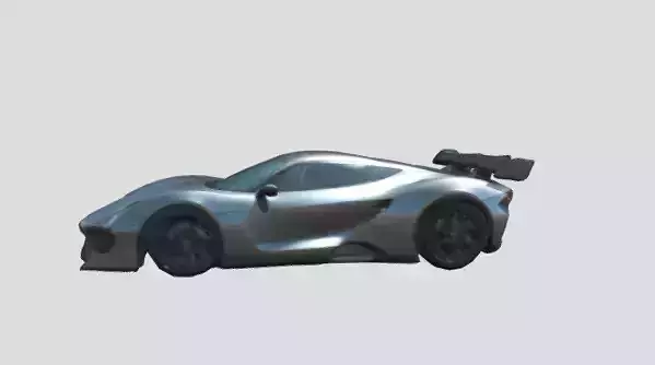 Sport Car 3D Model - Sleek Design with High Detail 3D model