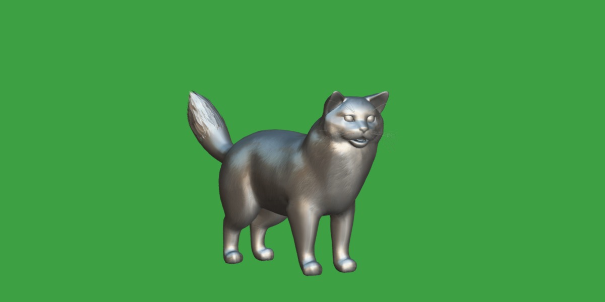 Ragdoll Cat Breed Low-poly 3D model_12