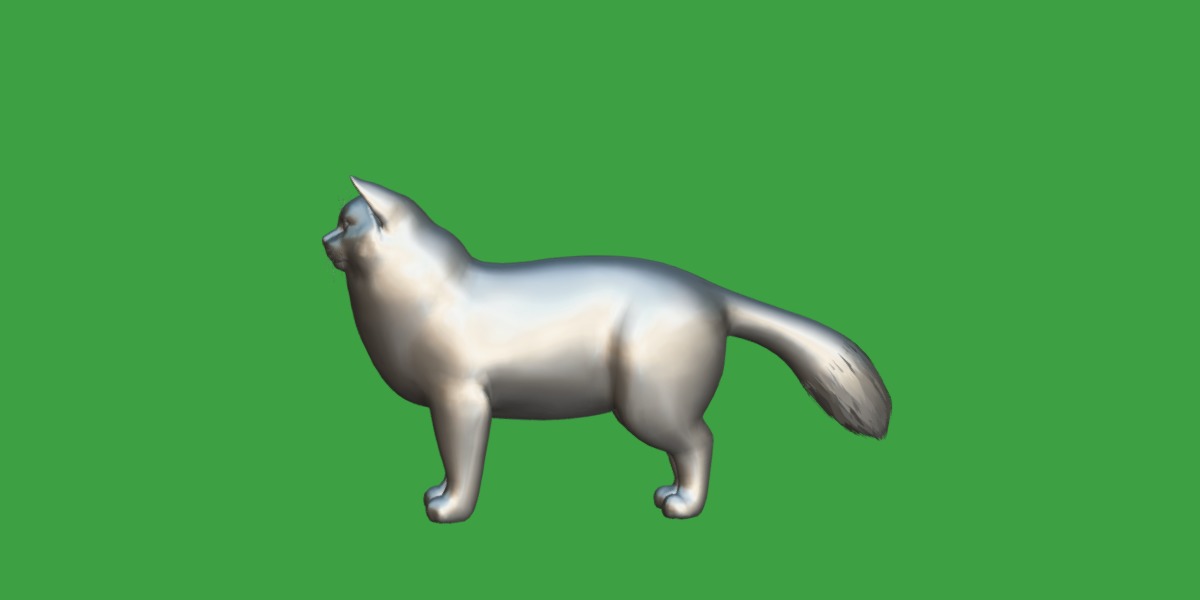 Ragdoll Cat Breed Low-poly 3D model_11