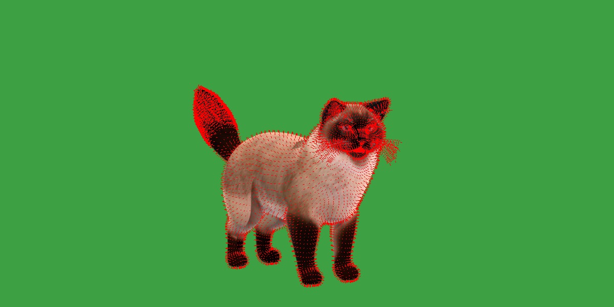 Ragdoll Cat Breed Low-poly 3D model_16