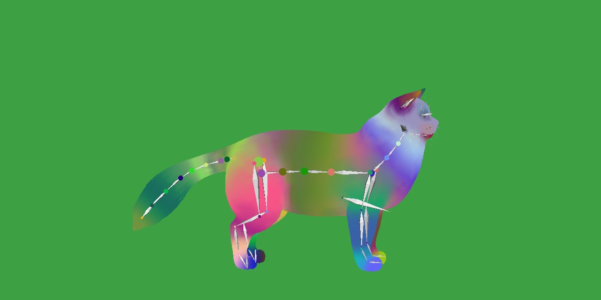 Ragdoll Cat Breed Low-poly 3D model_27