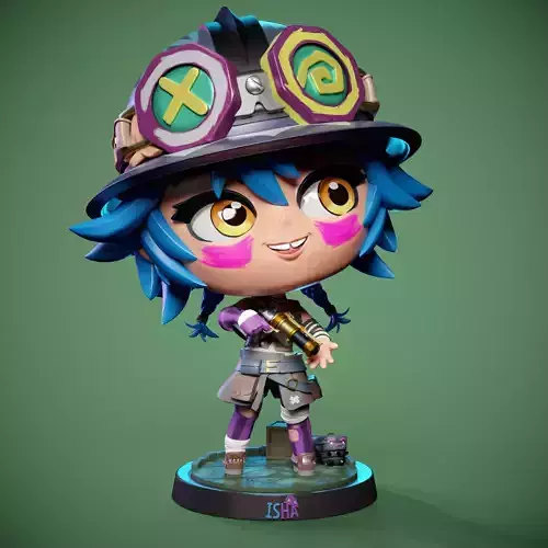 Isha Arcane Chibi 3D print model