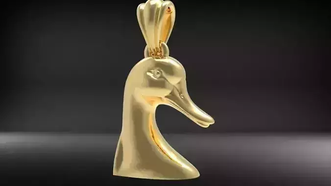 Duck head Pendant Charm Necklace Jewelry