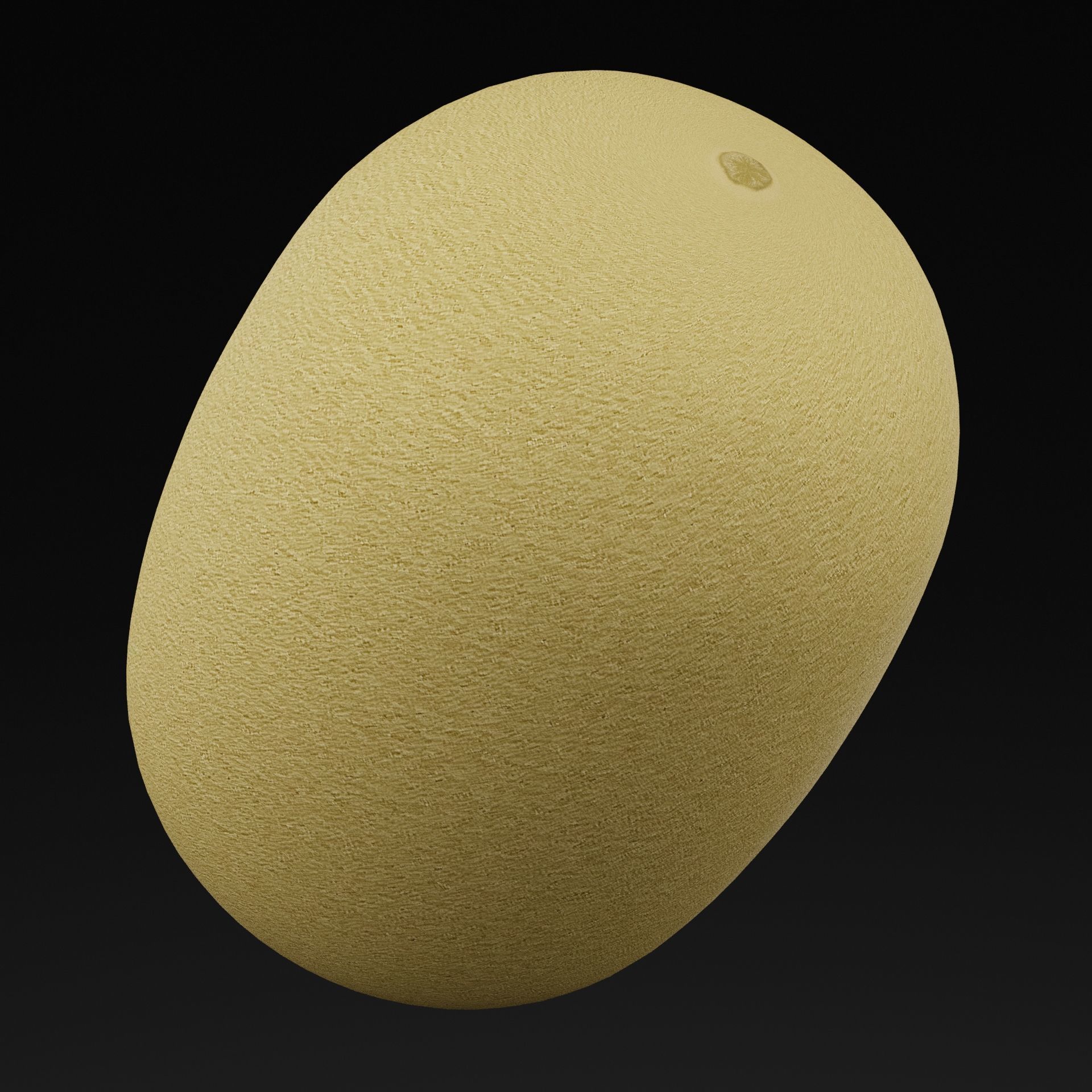 Realistic Kiwi Low-poly 3D model_6