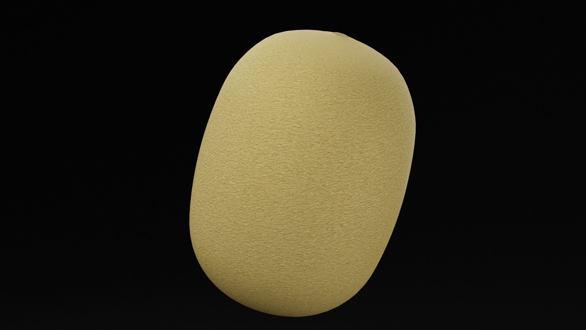 Realistic Kiwi Low-poly 3D model_4