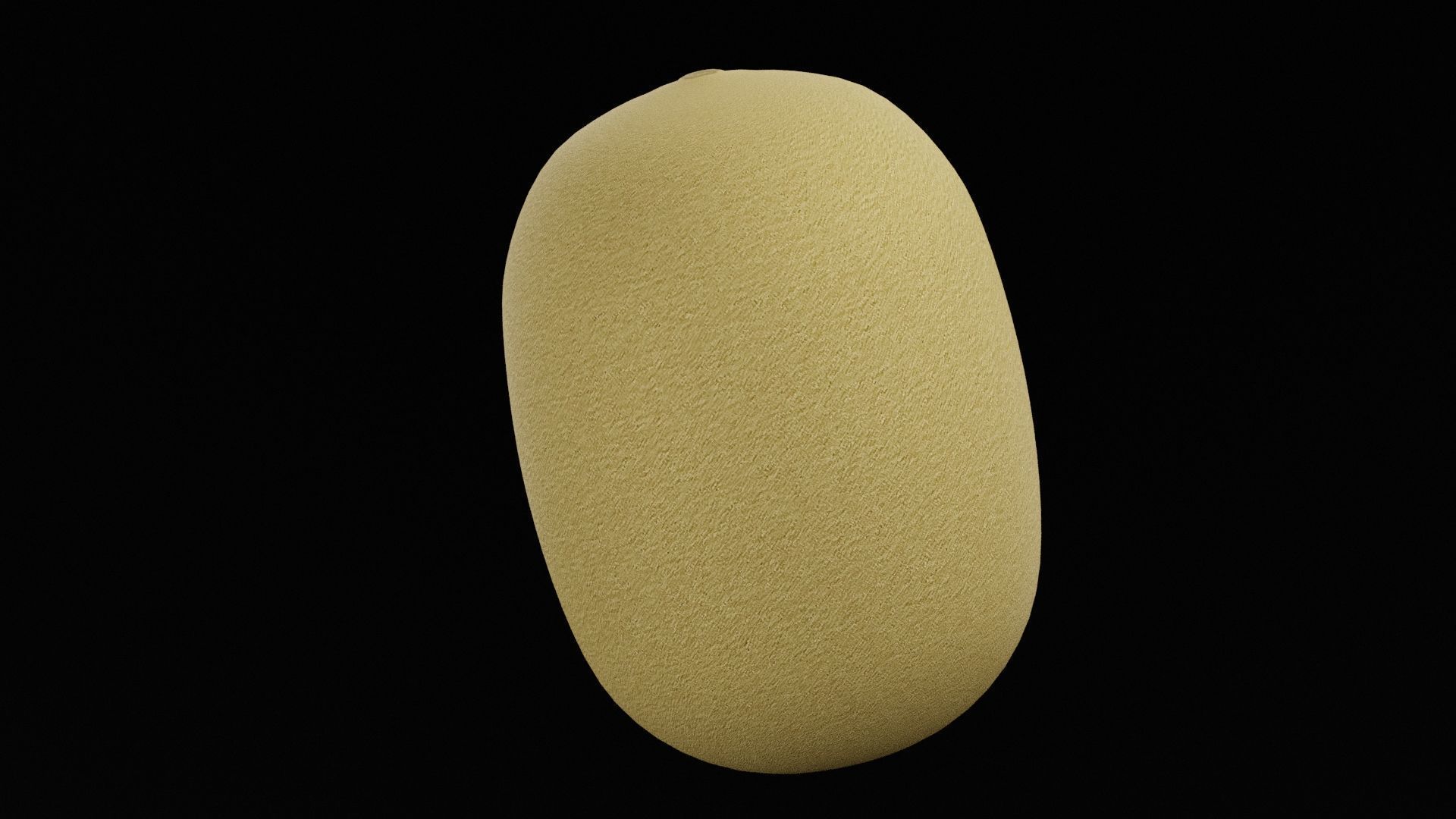 Realistic Kiwi Low-poly 3D model_2