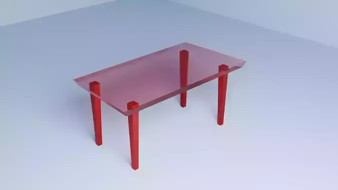 glass table without textures