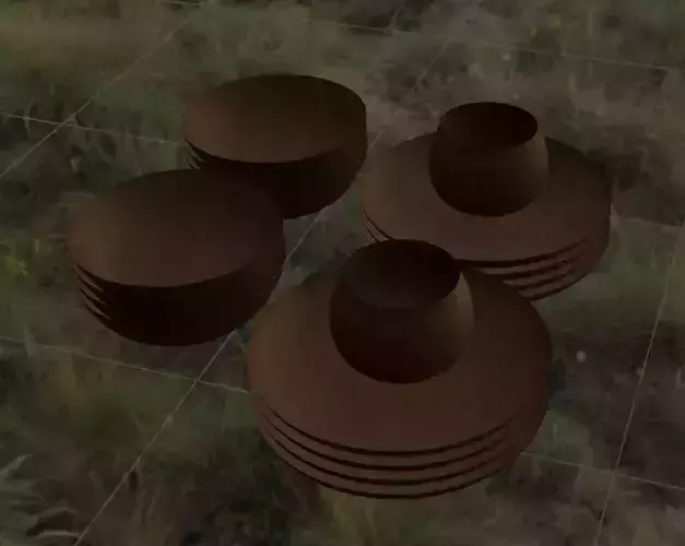 Wooden plates bowls cups