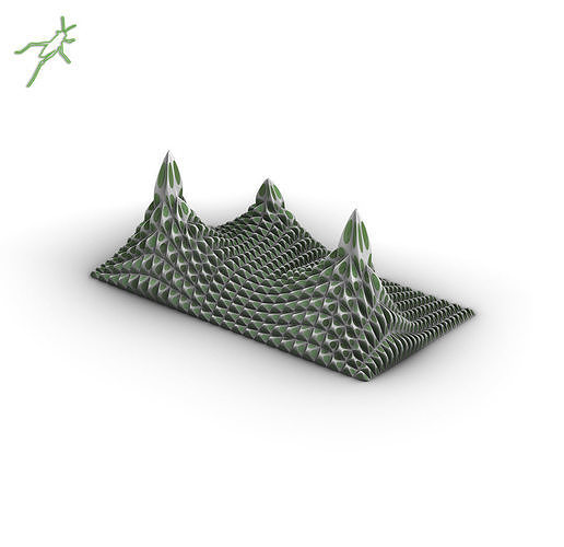Grasshopper EX 42 Kangaroo   Vertex load 3D model