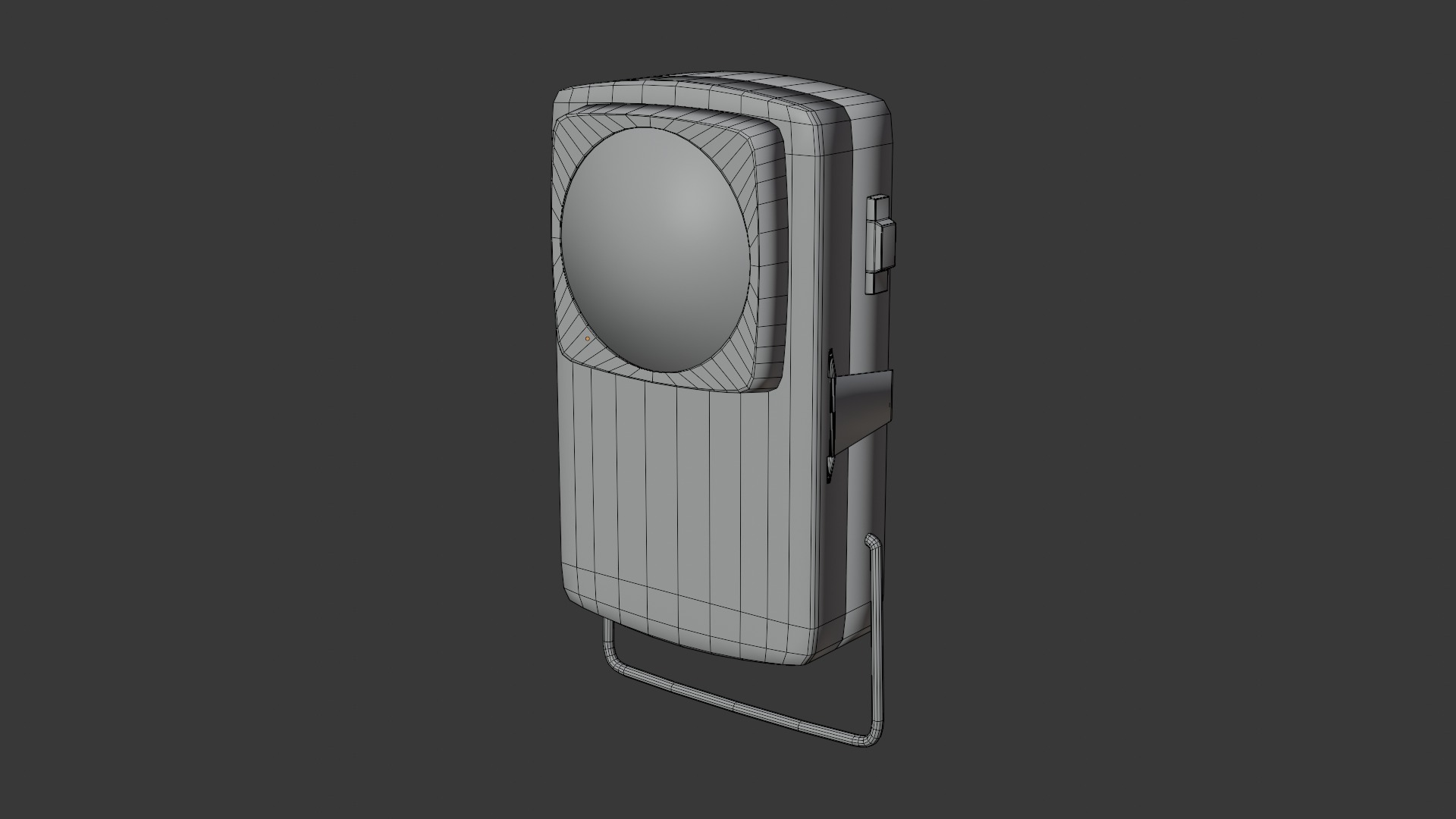 Retro Torch 3D model_4