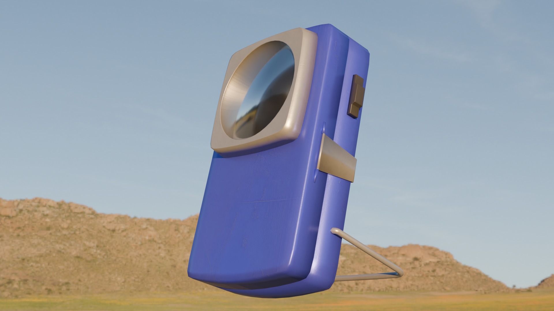 Retro Torch 3D model_7