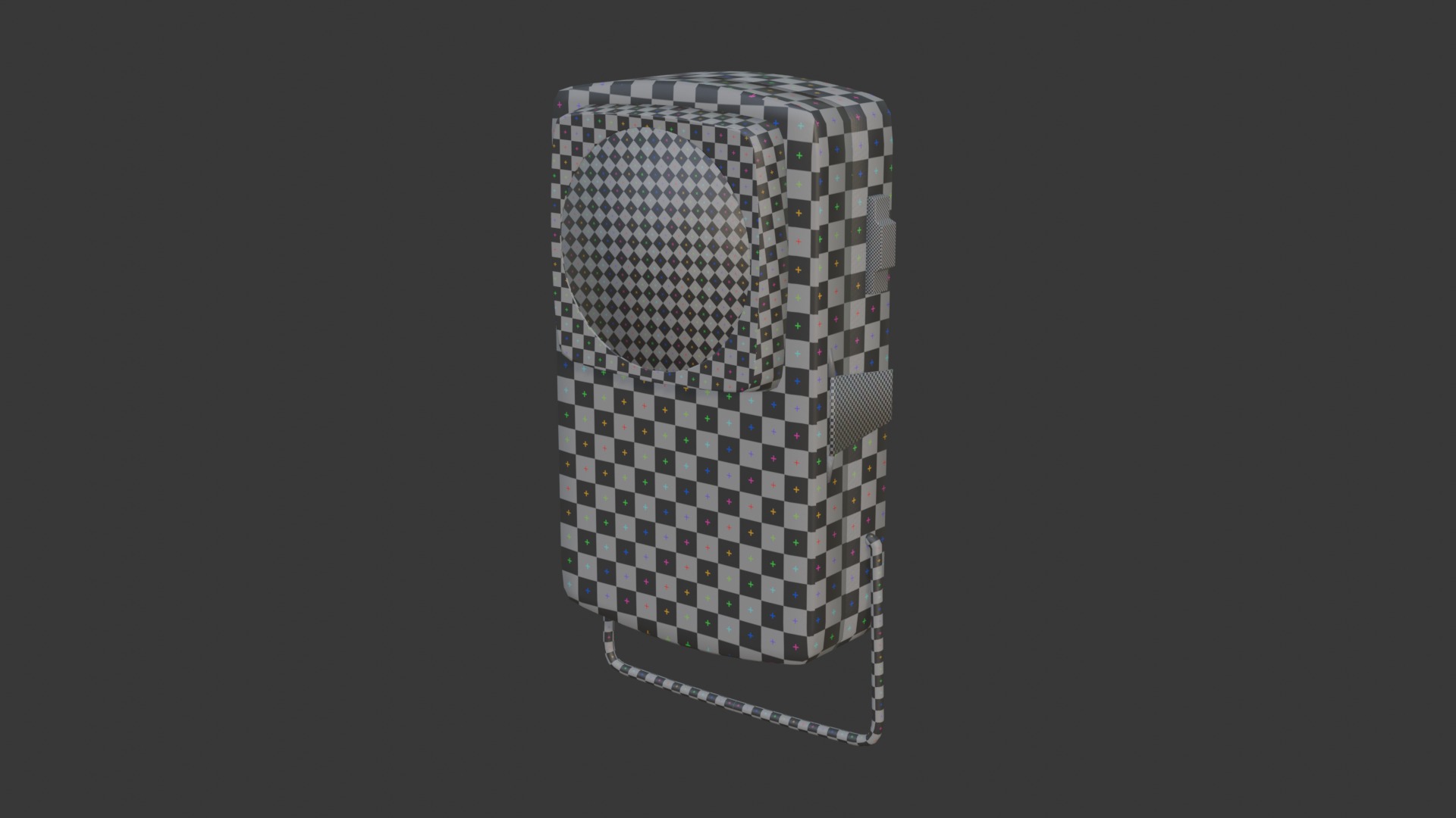 Retro Torch 3D model_5
