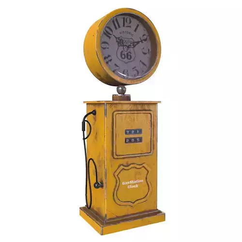 gas station clock
