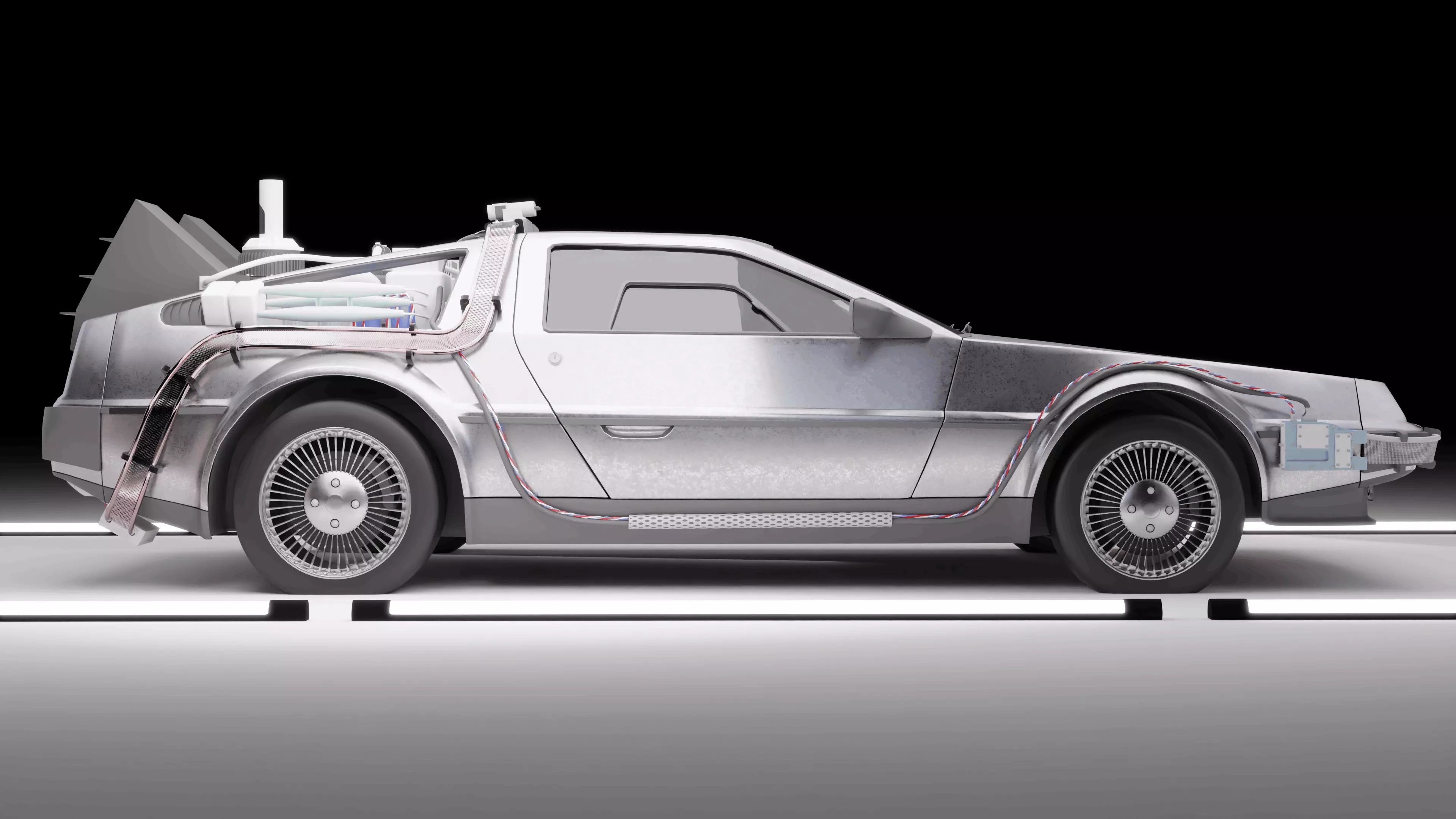 Delorean DMC 1981 3D model_0