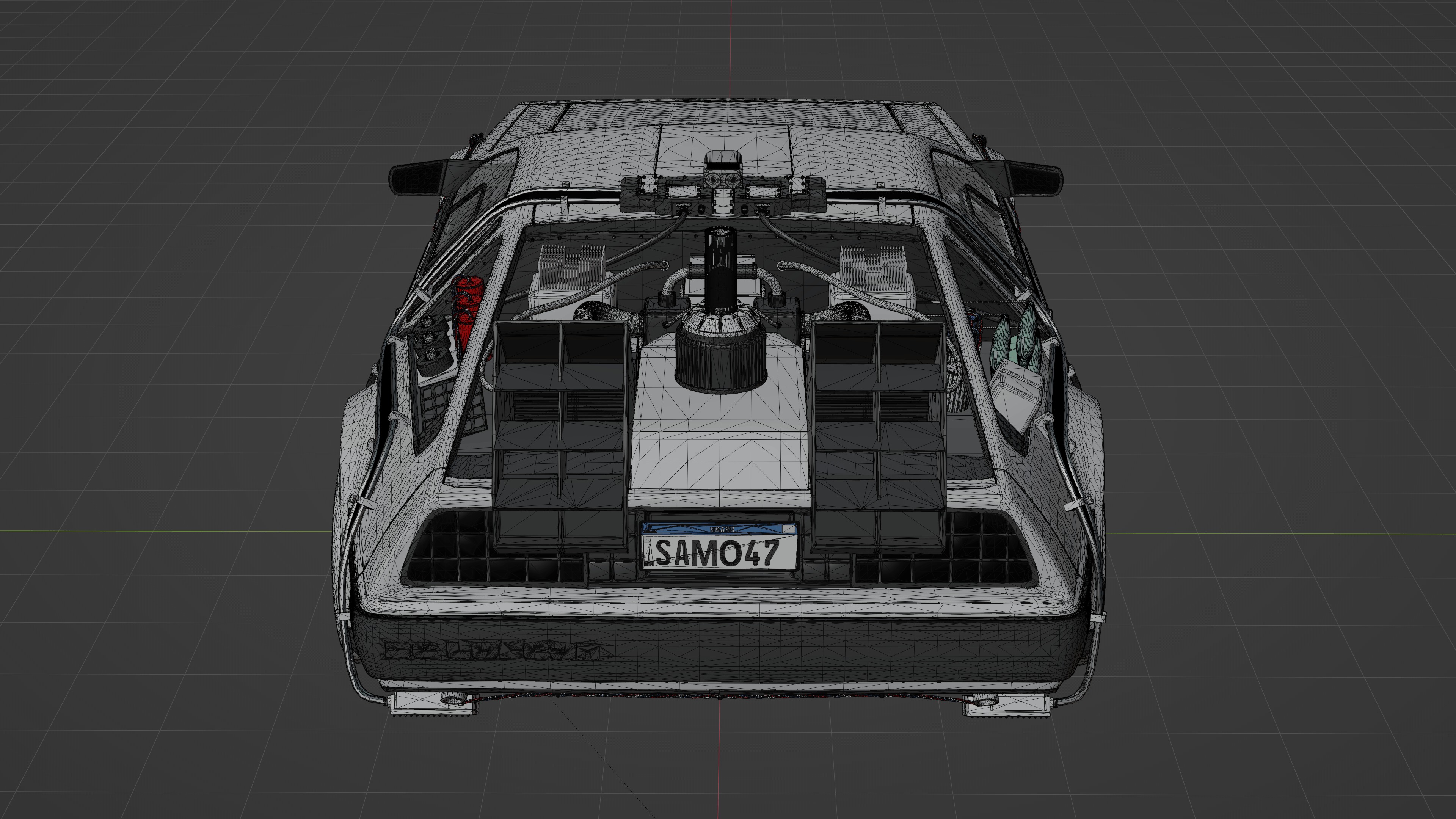Delorean DMC 1981 3D model_18