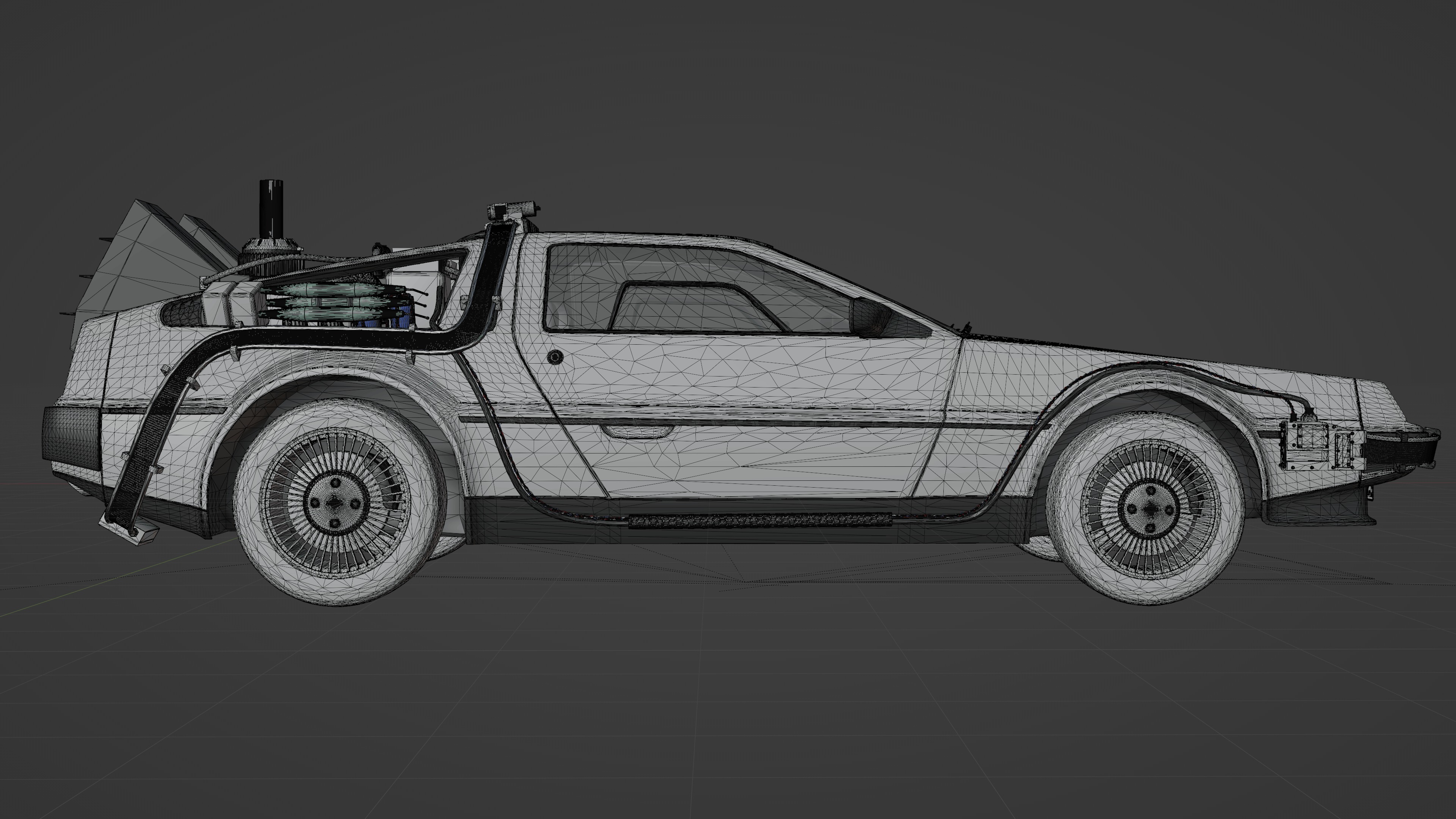 Delorean DMC 1981 3D model_17