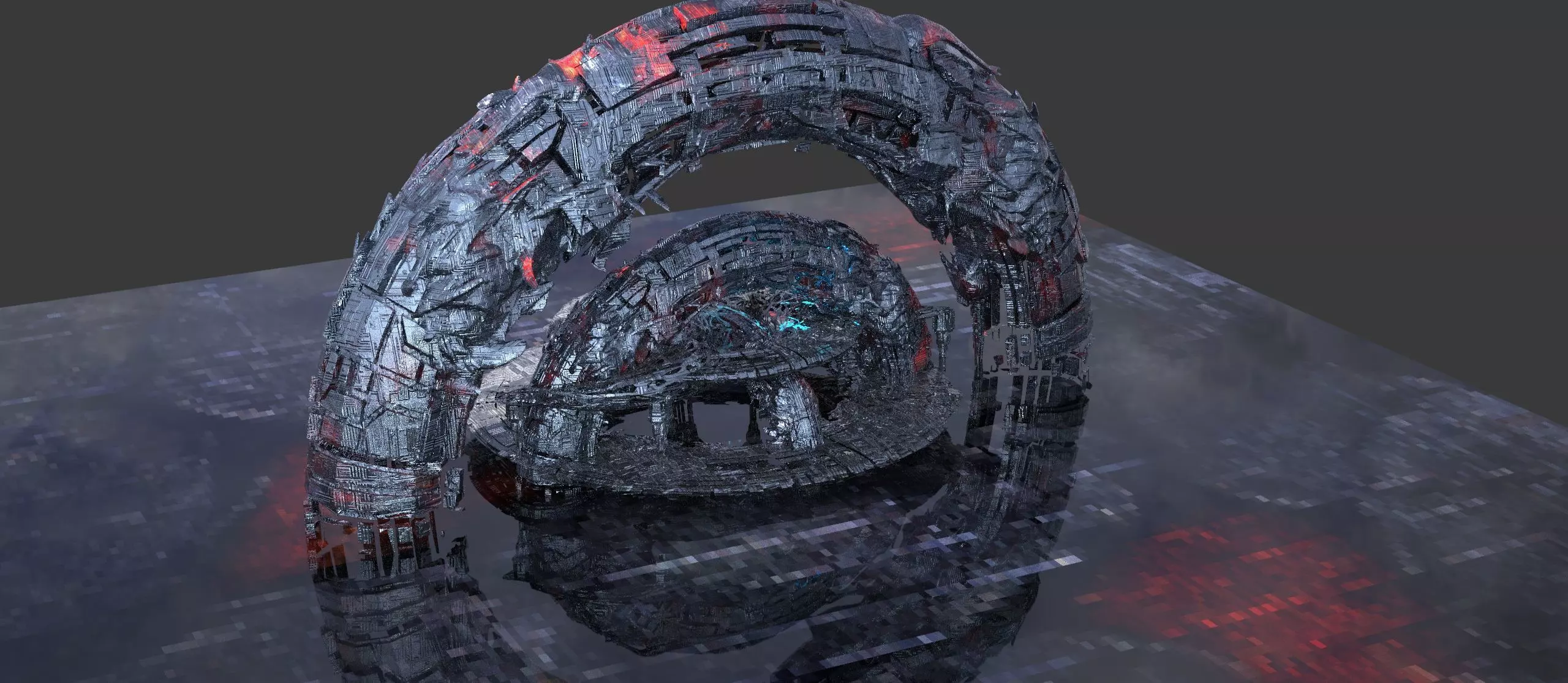 Genma Hive archway 1 3D model_0