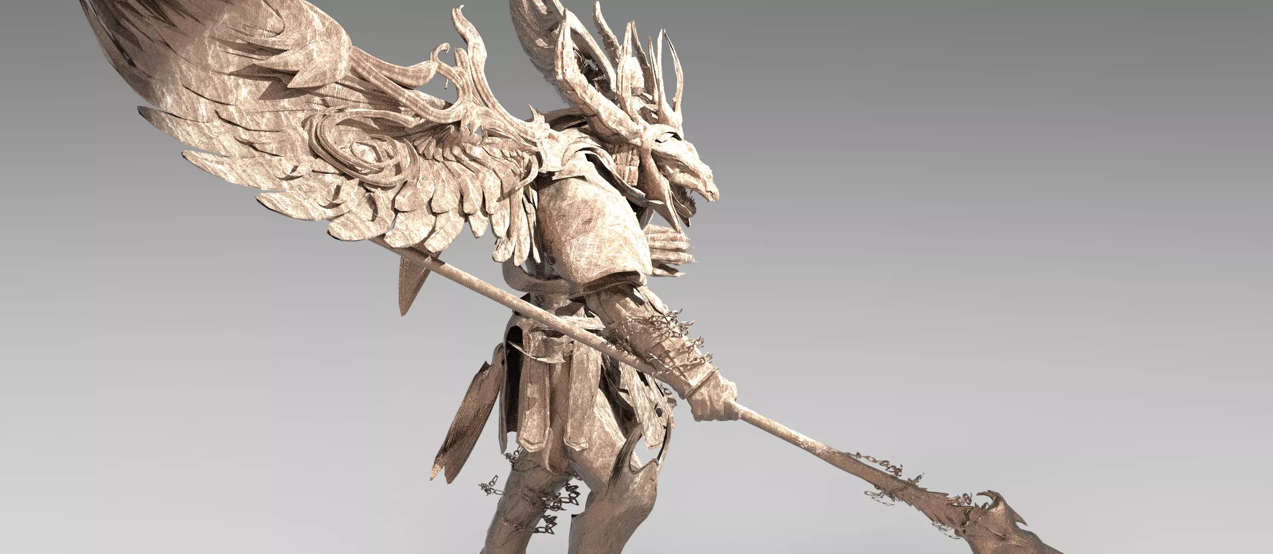 Japanese Ancient genma 2 3D model_0