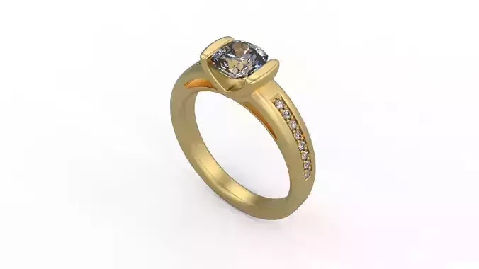 Woman Solitaire 1187