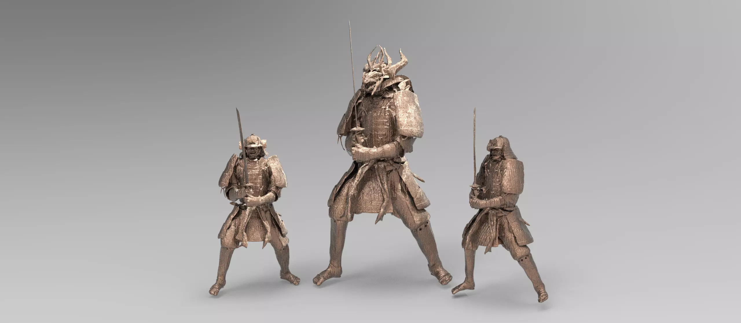 Japanese Ancient genma 3  3D model_0