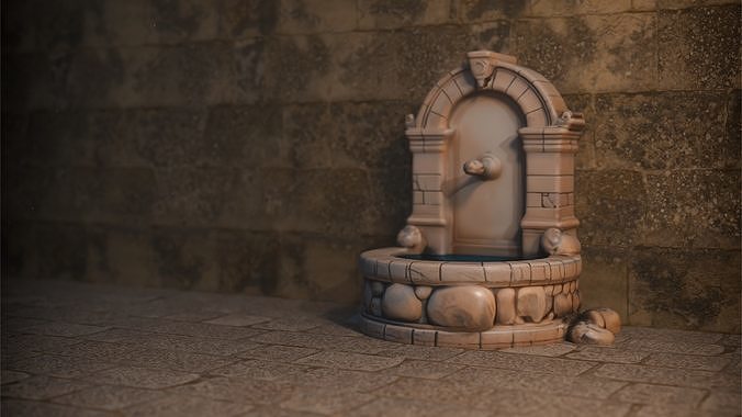 Water Fountain 3D model