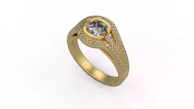 Woman Solitaire 1203