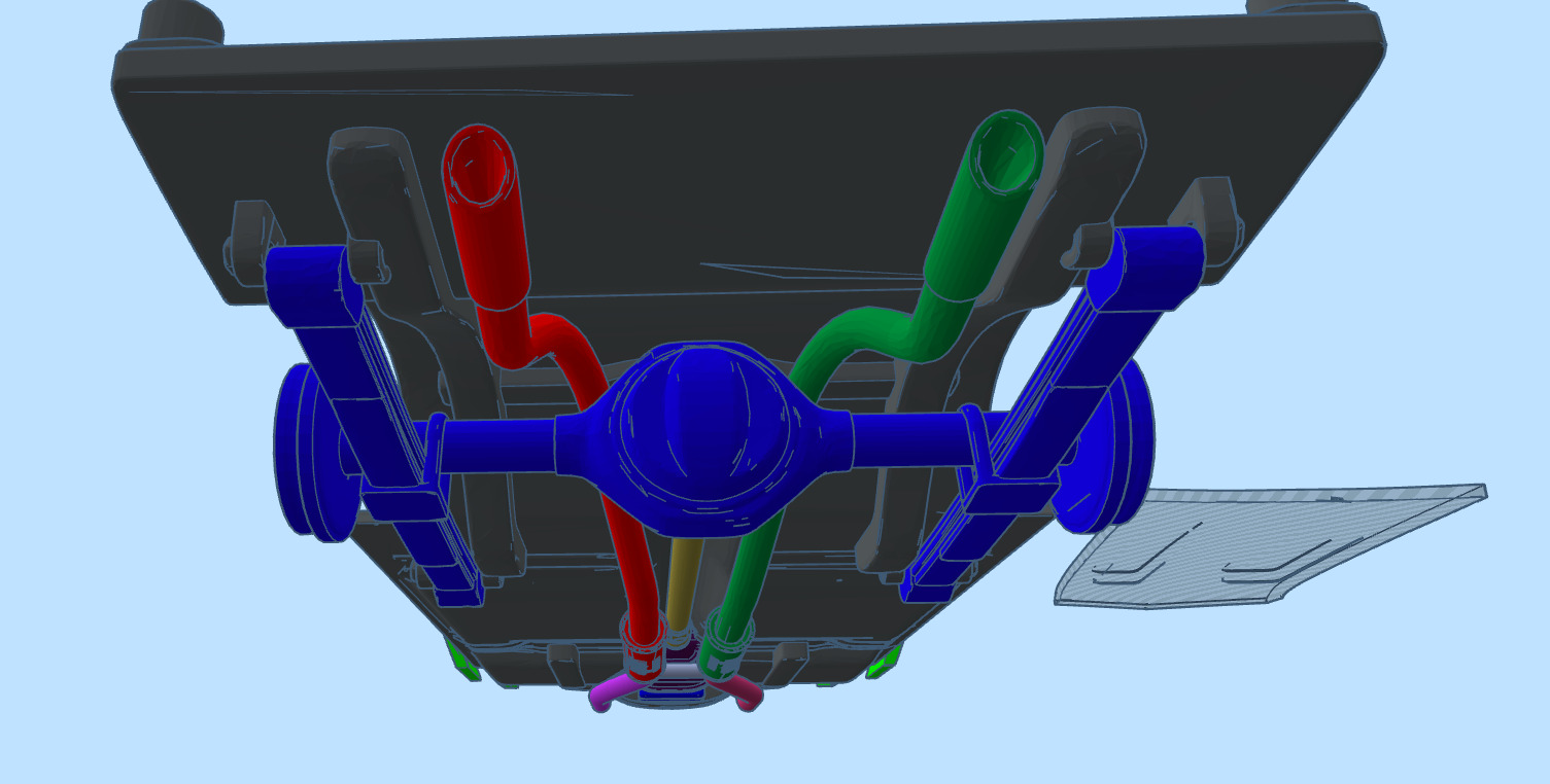 American Motors Corporation Engine and Add-ons 3D print model_22