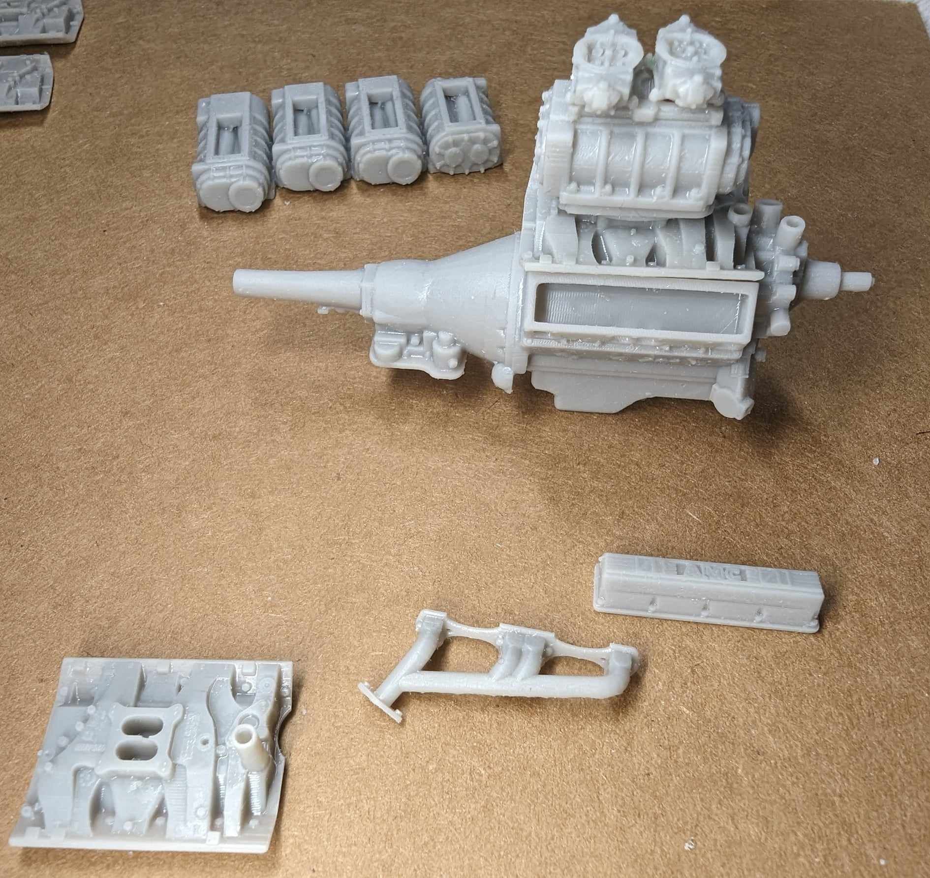 American Motors Corporation Engine and Add-ons 3D print model_6