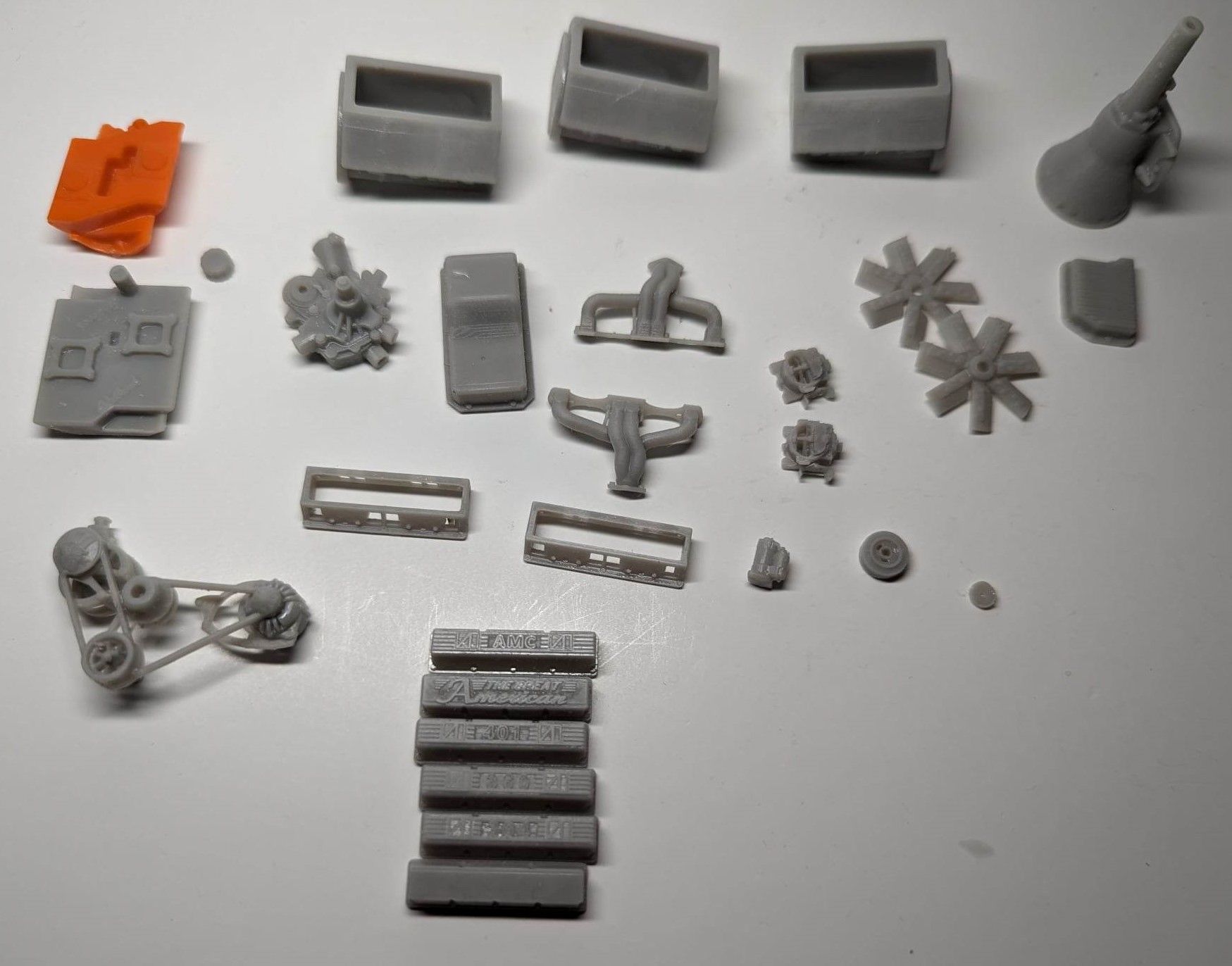 American Motors Corporation Engine and Add-ons 3D print model_5