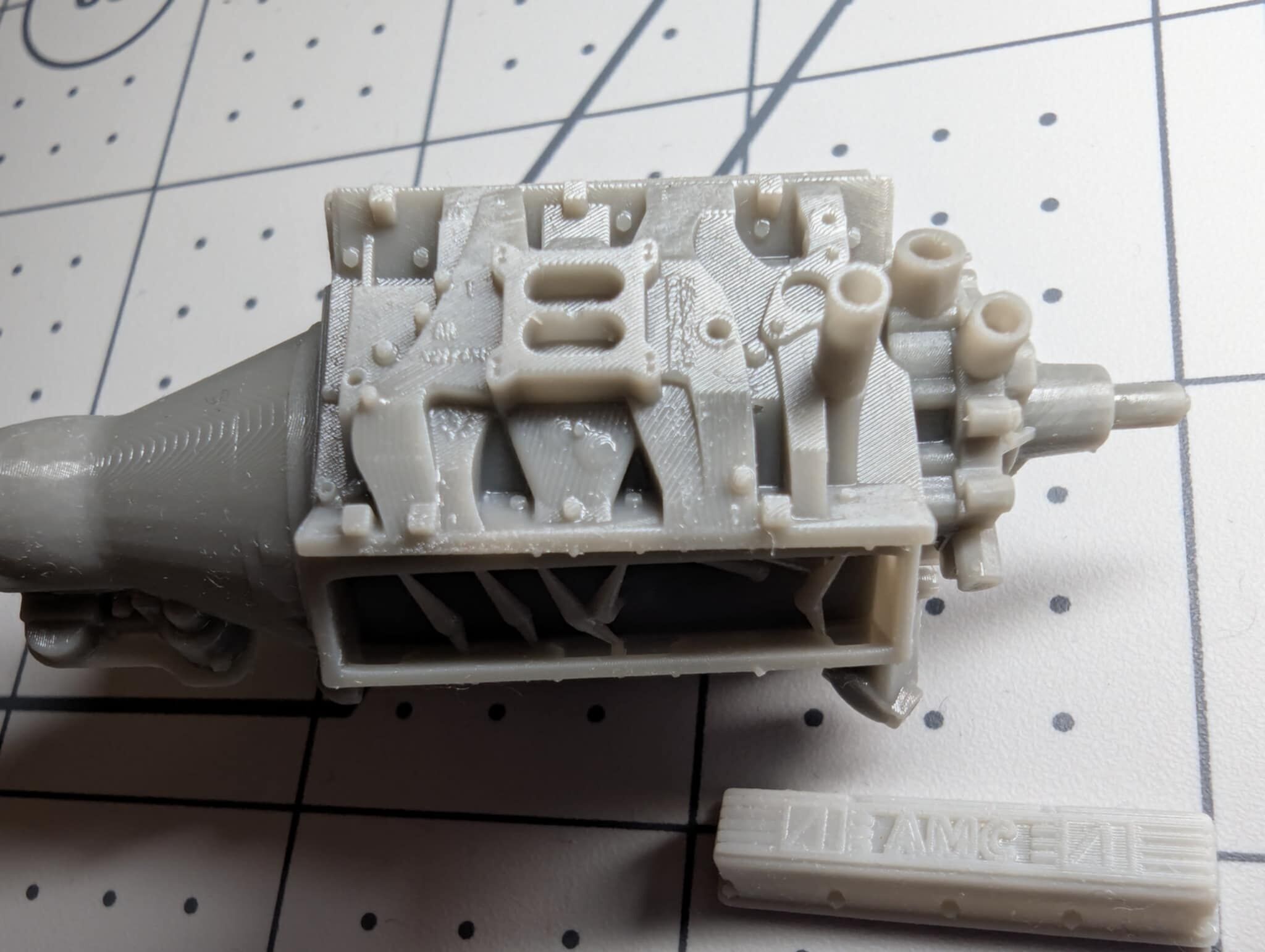 American Motors Corporation Engine and Add-ons 3D print model_13