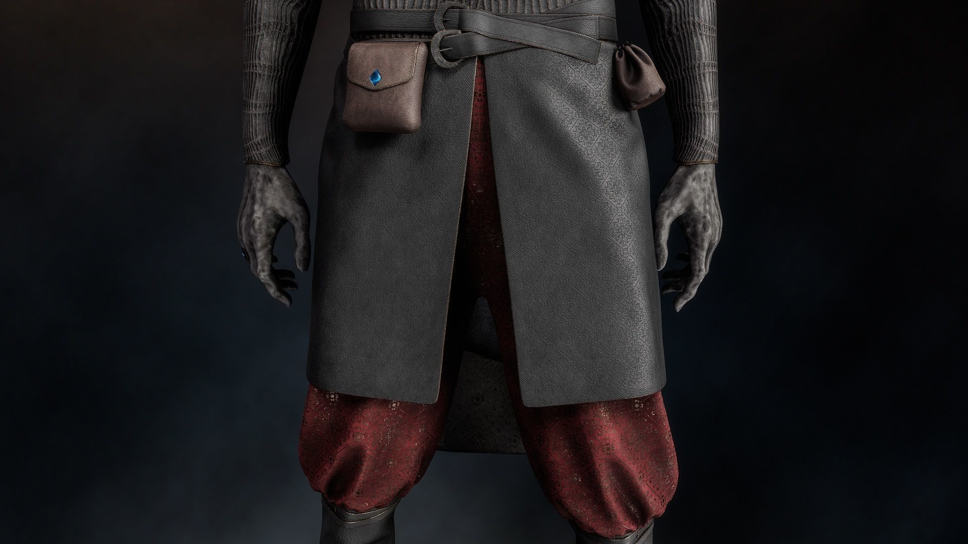 Fantasy Character Vol II Low-poly 3D model_6