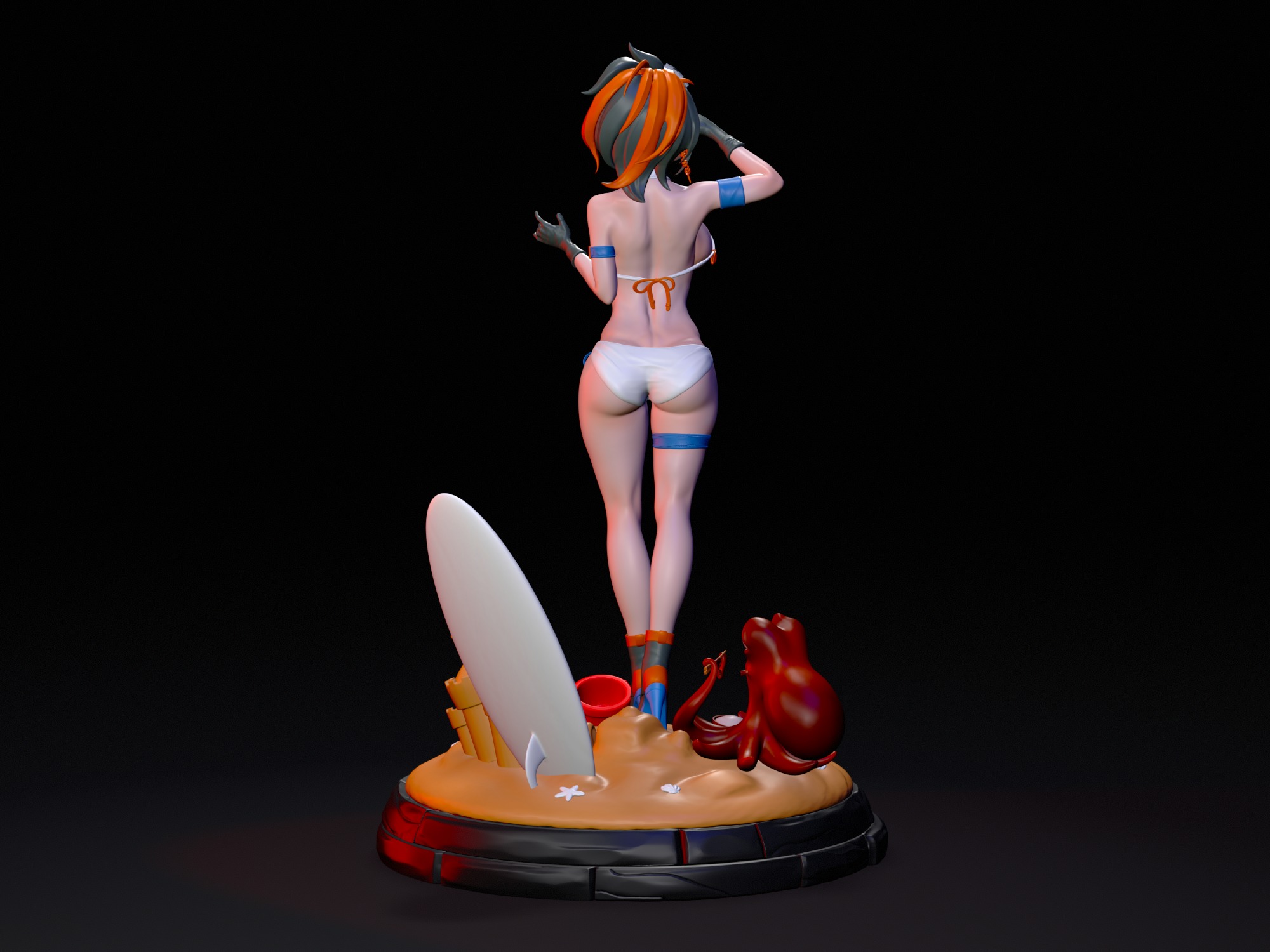 Zhu Yuan from ZZZ Figure Fanart 3D print model_10