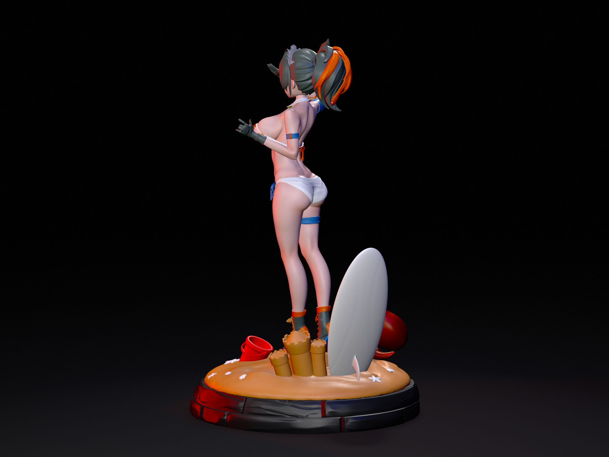 Zhu Yuan from ZZZ Figure Fanart 3D print model_9