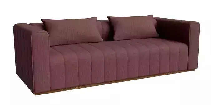 Red Stripe Sofa