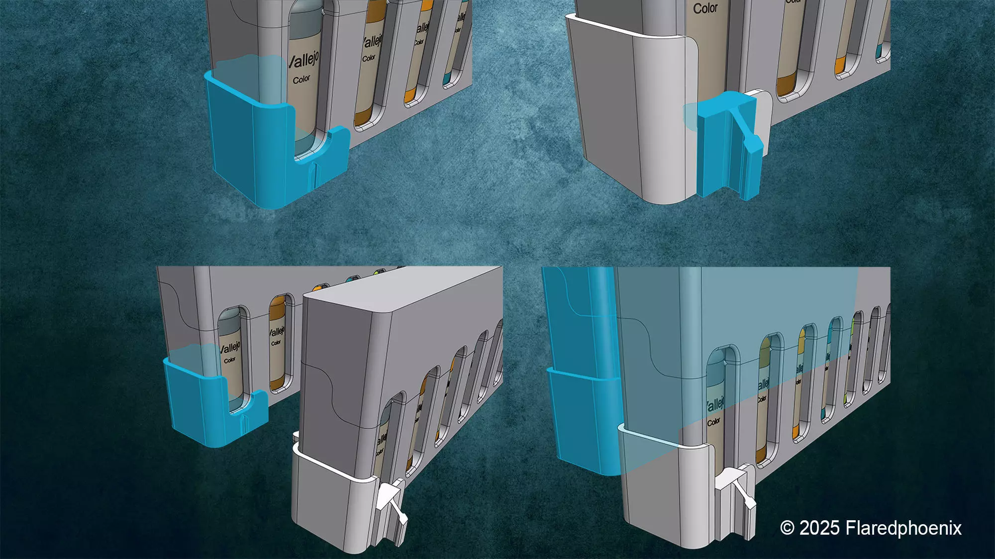 Vallejo Box V2 3D print model_7