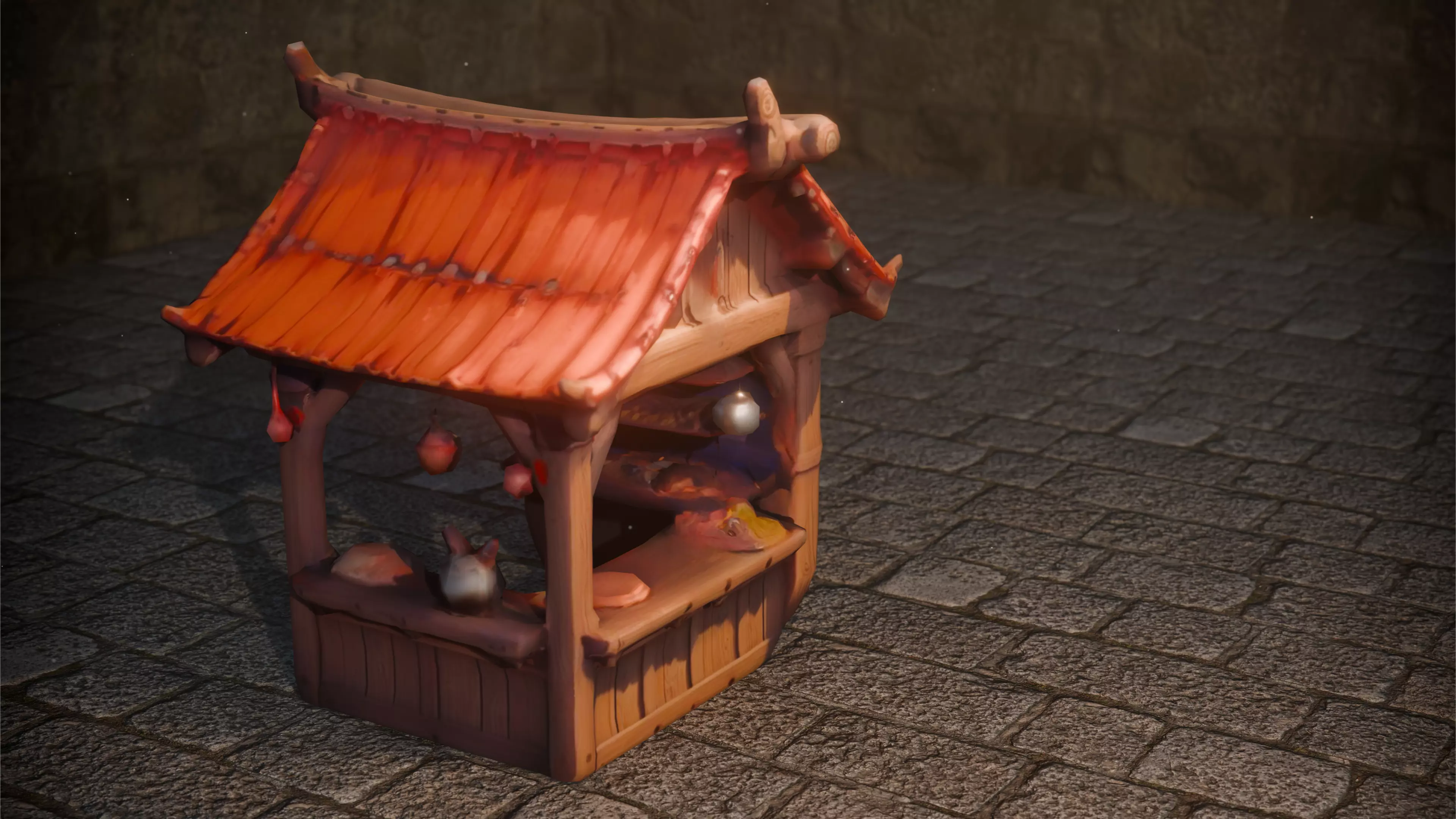 Vendor Stall 3D model